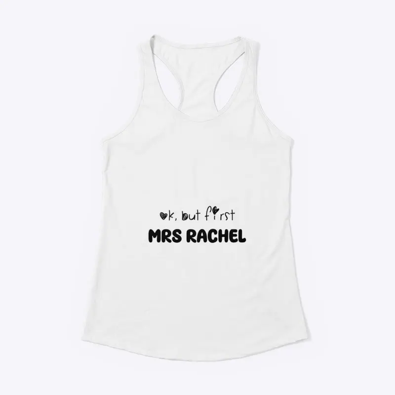 Ok but first Mrs Rachel 