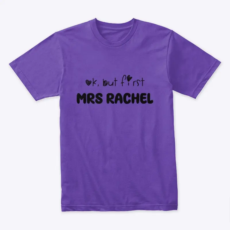 Ok but first Mrs Rachel 