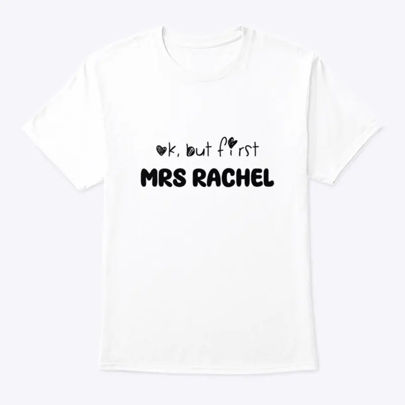 Ok but first Mrs Rachel 